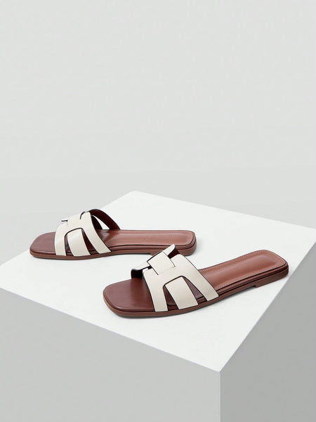 SIMPLE AND COMFORTABLE WOMEN FLAT SANDALS, VERSATILE FOR SUMMER