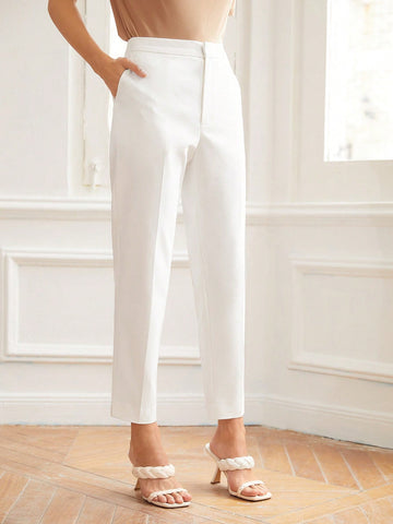CROPPED TAILORED PANTS