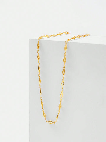 EXQUISITE COPPER CHAIN NECKLACE WITH 18K GOLD PLATING